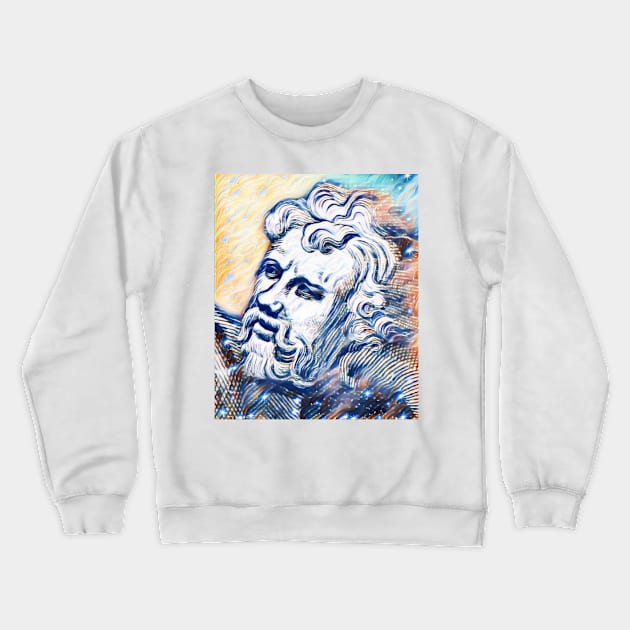 Epictetus Portrait | Epictetus Artwork 12 Crewneck Sweatshirt by JustLit